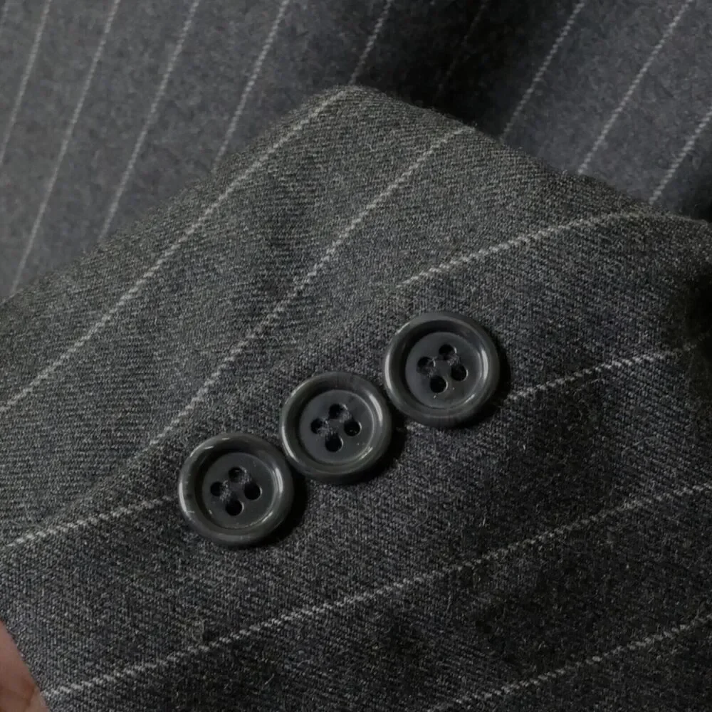 Boyd's Philadelphia 1818 Collection 42R Virgin Wool 3 Button Pinstripe Blazer